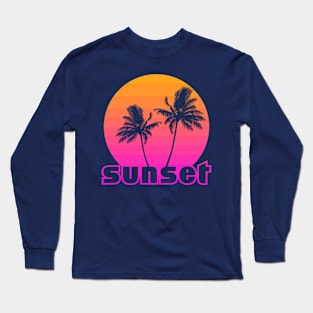 vintage sunset Long Sleeve T-Shirt